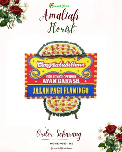 Bunga Papan Congratulation di Kedungdawa